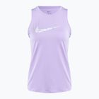 Damen Laufshirt Nike One Graphic TT lila Blüte/weiß