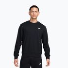 Herren-Sweatshirt Nike Club French Terry Crew black/white