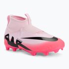 Kinder Fußballschuhe Nike Zoom Mercurial Superfly 9 Academy FG/MG rosa Schaumstoff/schwarz