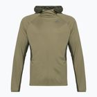 Nike Trail Dri-Fit UV LS Hoodie neutral oliv/medium oliv/lila Bloom Langarm-Laufshirt