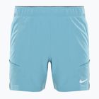 Tennis Shorts Herren Nike Court Advantage Dri-FIT 7" denim turquoise/ armory navy/ white