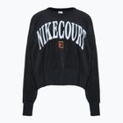 Tennis Hoodie Sweatshirt Damen Nike Court Heritage OOS black / black / flat pewter / white