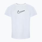 Nike One Dri-Fit weiß/schwarzes Kinder-T-Shirt