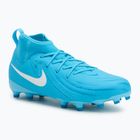 Nike Phantom Luna 2 Academy FG/MG blau fury/weiß Kinder Fußballschuhe