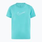 Nike One Dri-Fit grüner Frost/weißes Kinder-T-Shirt