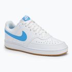 Herren Nike Court Vision Low Weiß/Gummi Gelb/Universitätsblau Schuhe