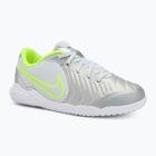 Nike Tiempo Legend 10 Academy IC metallisch silber/schwarz/volt Kinder Fußballschuhe