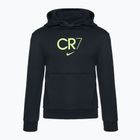 Hoodie Sweatshirt Kinder Nike CR7 Club Fleece black / volt