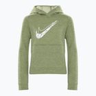 Nike Multi Stain Repel Therma-FIT Sweatshirt für Kinder in Ölgrün/Olive Aura/Leder/Weiß