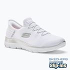 Schuhe Damen SKECHERS Summits Diamond Dream white/silver