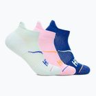 HOKA No-Show Run Socken 3 Paar aqua brze/pink twilight/ultramarine