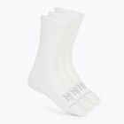 HOKA Crew Run Socken 3 Paar weiß/weiß/weiß