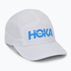 HOKA Run weiße Kappe mit Schirm