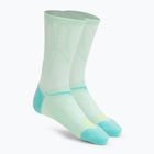 Socken HOKA Clifton Crew Run mint fluornite