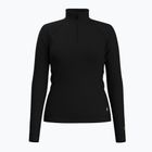 Damen Thermo-Sweatshirt Smartwool Classic Thermal Merino Base Layer 1/4 Zip Boxed schwarz
