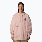 The North Face Mountain Cleanup über Hoodie rosa Moos