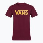 Herren Vans Mn Vans Classic weinrot/scharfes Senf-T-Shirt