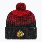 Wintermütze 47 Brand NHL Chicago Blackhakws Cascade black