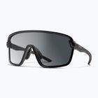 Smith Bobcat mattschwarze/photochromatische Sonnenbrille klar bis grau/klar