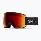 Skibrille Smith Squad black/chromapop pro photochromic red mirror