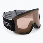Skibrille Smith Squad XL black/chromapop pro photochromic gold mirror