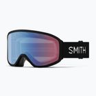 Skibrille Smith Reason OTG black/blue sensor mirror
