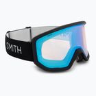 Skibrille Smith Transfer black/blue sensor mirror