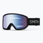 Skibrille Smith Transfer black/blue sensor mirror
