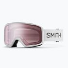 Skibrille Smith Tribute white/ignitor mirror