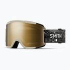 Skibrille Smith Squad Chalk Space Invader/ChromaPop Sun Black Gold Mirror/Clear