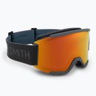Skibrille Smith Squad slate/chromapop pro photochromic red mirror