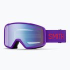 Skibrille Smith Tribute S1 fresh purple/blue sensor mirror antifog