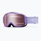 Kinder-Skibrille Smith Daredevil S2 light lavender dot clouds/ignitor mirror antifog