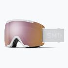 Skibrille Smith Squad S2 white vapor/chromapop everyday rose gold mirror