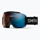 Skibrille Smith Squad S3-S1 black/chromapop pro photochromic blue mirror