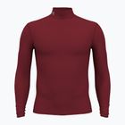 Herren Under Armour Elite Mock CG Kardinal/Metallic Silber Longsleeve