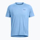 Herren Under Armour Tech Textured Trainings-T-Shirt horizon blue/tech blue