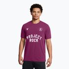 Trainings-T-Shirt Herren Under Armour Project Rock Badge Of Honor purple