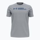 Trainingsshirt Herren Under Armour Sliced Wordmark 60/40S mod gray/tech blue