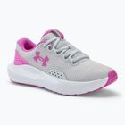 Under Armour Charged Surge 4 halo grau/vivid magenta/vivid magenta Damen Laufschuhe