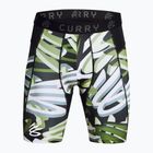 Under Armour Curry HeatGear gedruckt Retro grün / Surplus grün / weiß Männer-Shorts