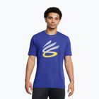 Herren Under Armour Curry Logo T-shirt Trend royal/weiß/taxi