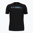 Trainingsshirt Herren Under Armour Sliced Wordmark 60/40S black/horizon blue