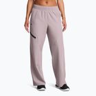 Under Armour Damenhose Unstoppable Woven Wide Leg tetra grau/schwarz