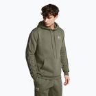 Sweatshrit Hoodie Herren Under Armour Icon Fleece HD marine green/white