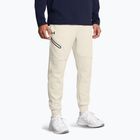 Herren Under Armour Unstoppable Fleece Gipfel weiß/schwarz Hose