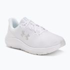 Laufschuhe Damen Under Armour Charged Pursuit 4 white/white/metallic silver