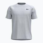 Herren Trainings-T-Shirt Under Armour Tech Textured distant gray/black