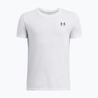 Kinder T-Shirt Under Armour Sportstyle Left Chest white
