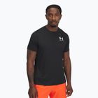 Trainingsshirt Herren Under Armour HeatGear Fitted black/white